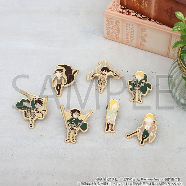 [Attack on Titan] Pins Collection/Yuru Palette (Blind Box -Single)