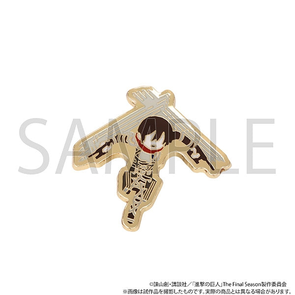 [Attack on Titan] Pins Collection/Yuru Palette (Blind Box -Single)