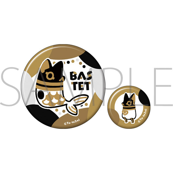 [Oh, Suddenly Egyptian God] Button Badge Set / Anime Art Bastet