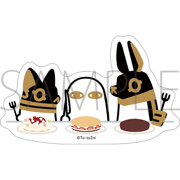 [Oh, Suddenly Egyptian God] Sticker / Anime Art Dinner Time