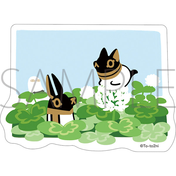 [Oh, Suddenly Egyptian God] Sticker / Anime Art White Clover