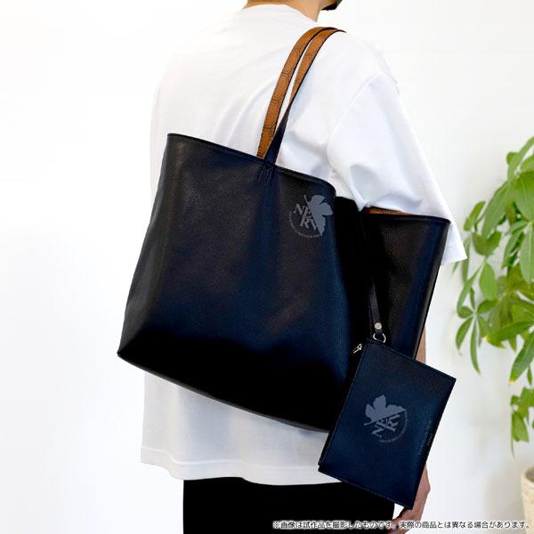 [Evangelion] EVA STORE Synthetic Leather Reversible Tote Bag / NERV