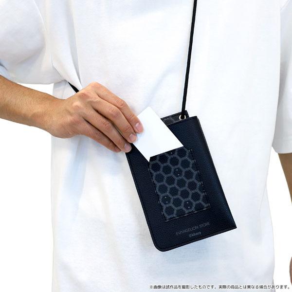 [Evangelion] EVA STORE Synthetic Leather Pouch w/ Card Case / NERV