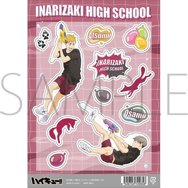 [Haikyu!!] Clear Sticker / Atsumu Miya & Osamu Miya
