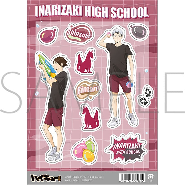 [Haikyu!!] Clear Sticker / Kita & Suna