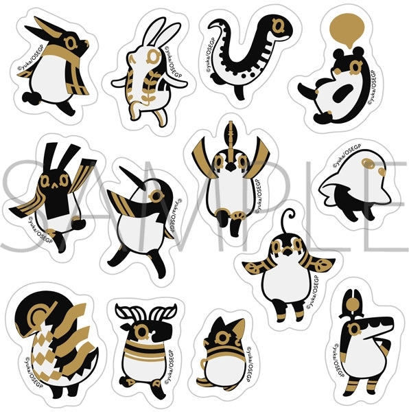 [Oh, Suddenly Egyptian God] Flake Sticker/Pose A