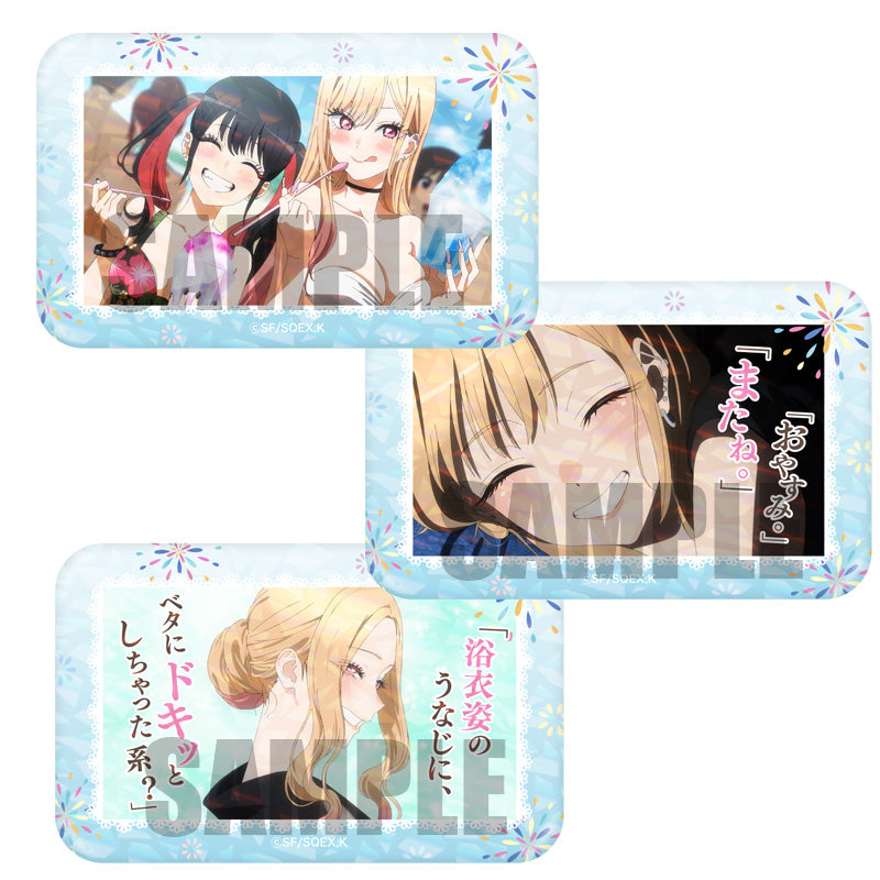 [My Dress-Up Darling] Square Can Badge Set (3) Holographic ver.