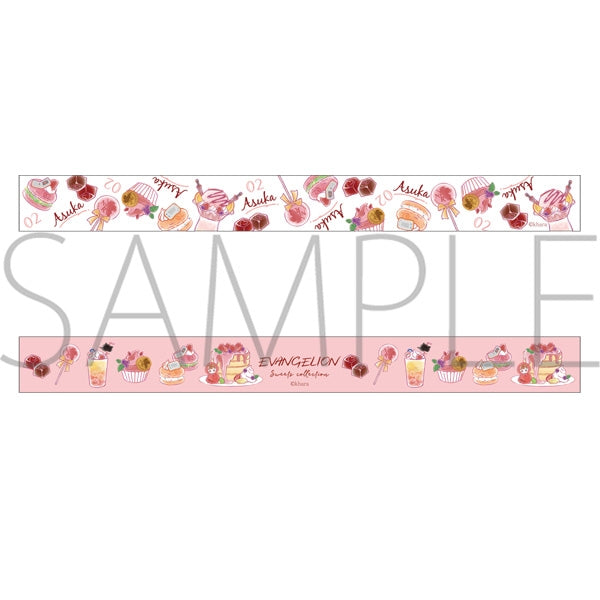[Evangelion] EVANGELION SWEETS COLLECTION Clear Masking Tape Set / ASUKA