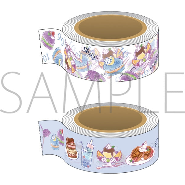 [Evangelion] EVANGELION SWEETS COLLECTION Clear Masking Tape Set / SHINJI & KAWORU