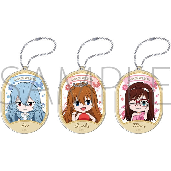 [Evangelion] Acrylic Keychain Set: Rei, Asuka & Mari Chibi Ver.