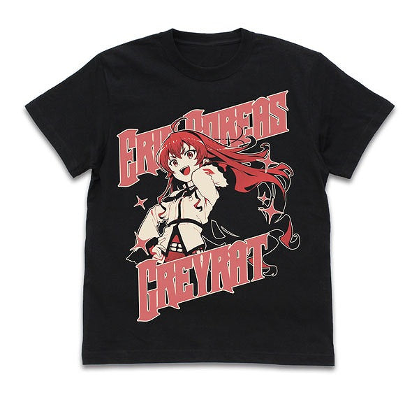 [Mushoku Tensei: Jobless Reincarnation] Eris Boreas Greyrat T-shirt BLACK XL – Character Goods