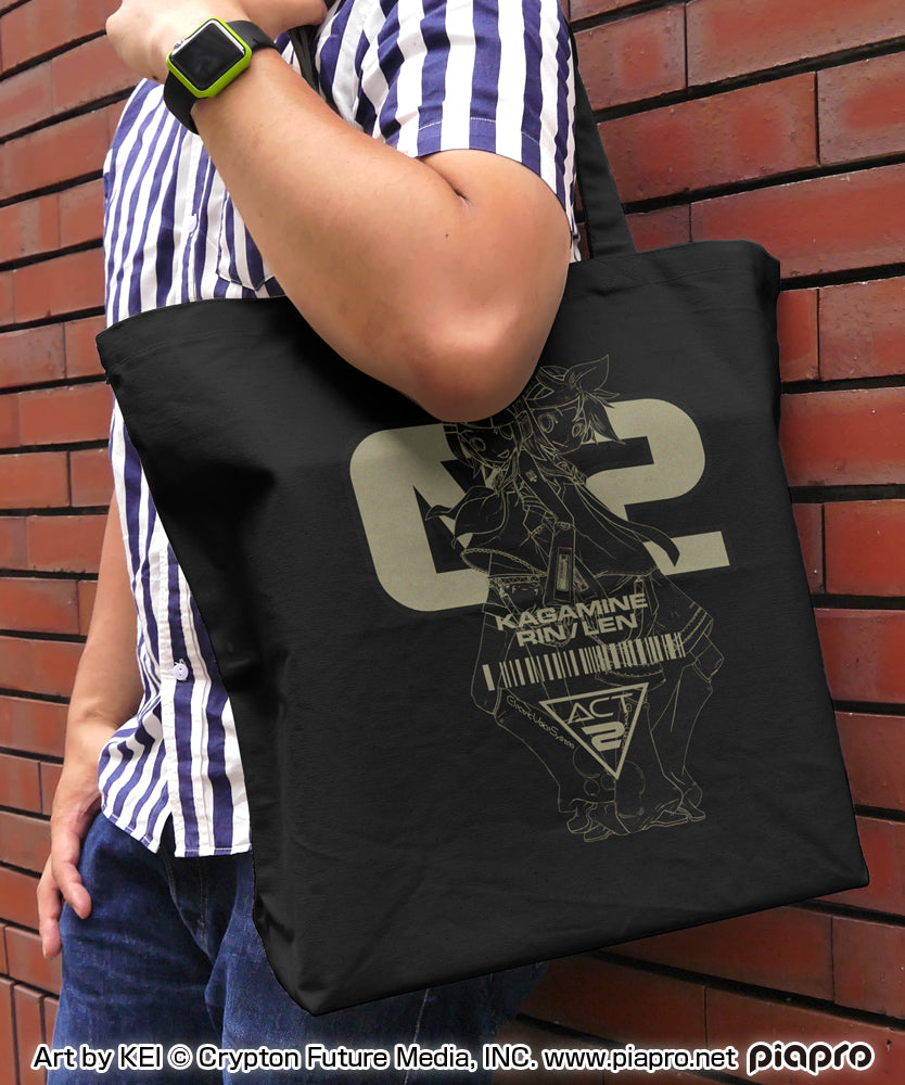 [Kagamine Rin/Len] Large Tote BLACK