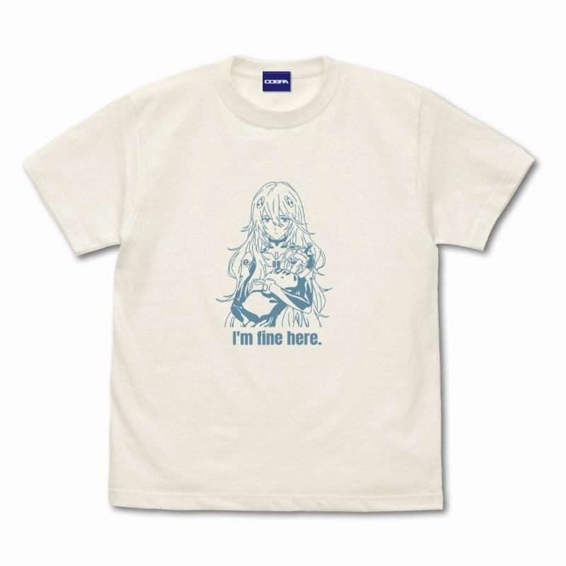 [Evangelion] Rei Ayanami T-Shirt Long Hair Ver. VANILLA WHITE-XL