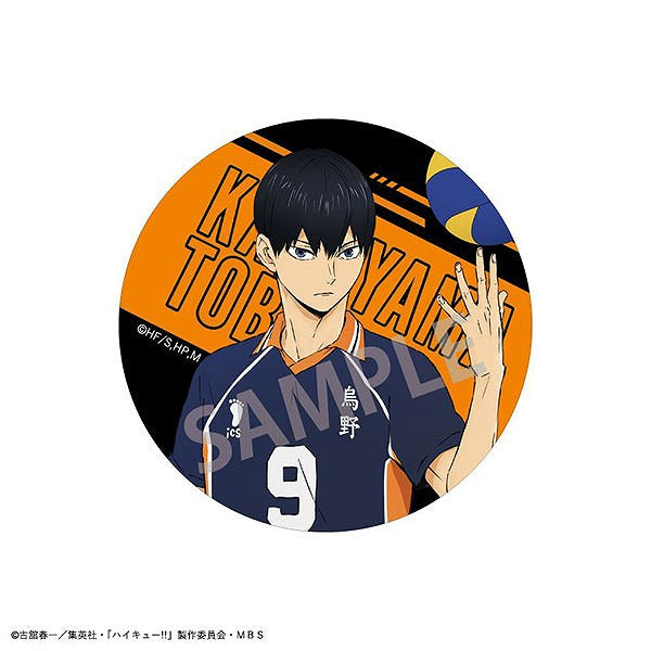 [Haikyu!!] Holographic Button Badge (Regular Proportions) Tobio Kageyama – Character Goods