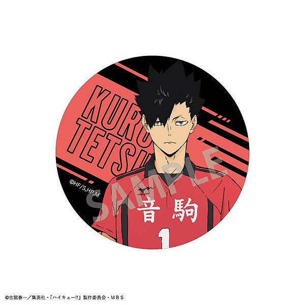 [Haikyu!!] Holographic Button Badge (Regular Proportions) Tetsuro Kuroo – Character Goods
