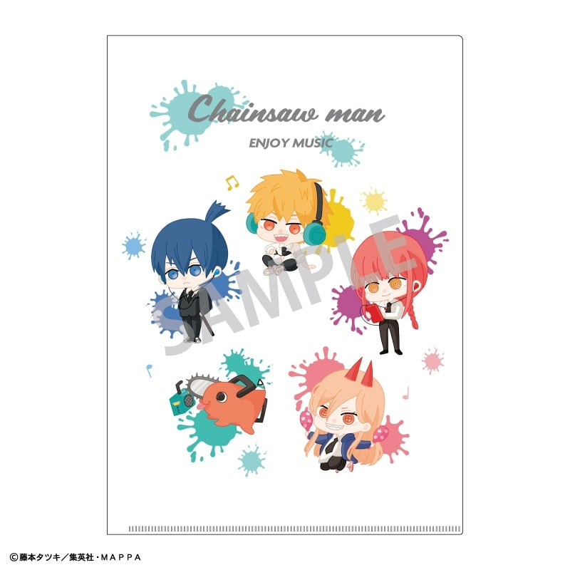 [Chainsaw Man] A4 Single File Folder White/ENJOY MUSIC