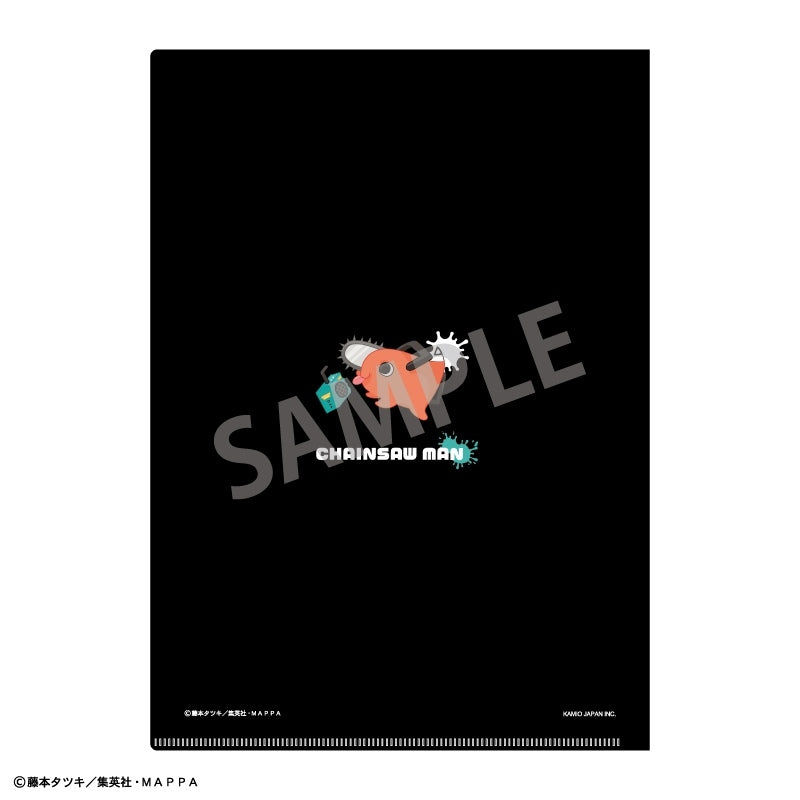 [Chainsaw Man] A4 Single File Folder Black/ENJOY MUSIC