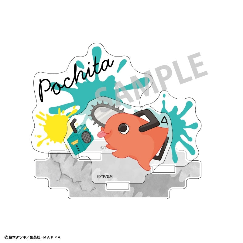 (Goods - Acrylic Stand) [Chainsaw Man] Acrylic Stand Pochita/ENJOY MUSIC