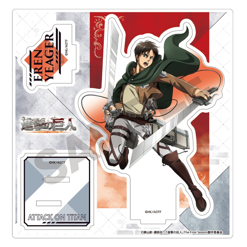 (Goods - Acrylic Stand) [Attack on Titan] Acrylic Stand Eren Action