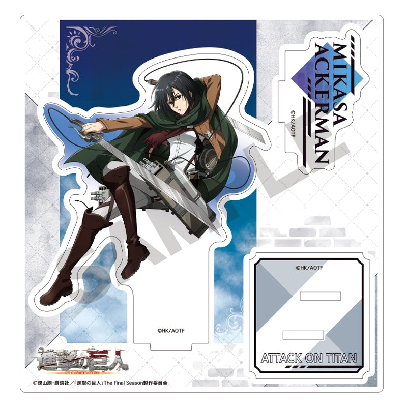 (Goods - Acrylic Stand) [Attack on Titan] Acrylic Stand Mikasa Action