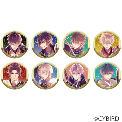 [Ikemen Sengoku] Trading Foil Embossed Button Badge Plum Blossom Ver. (Blind Box -Single)
