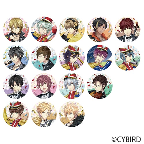[Ikemen Revolution] Trading Button Badge Happy Harmony Ver. (Blind Box -Single)