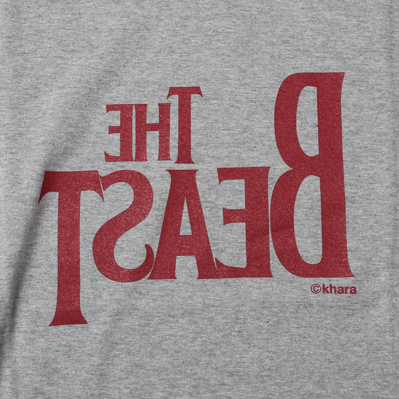 [Evangelion] RADIO EVA T-Shirt THE BEAST GRAY x BURGUNDY