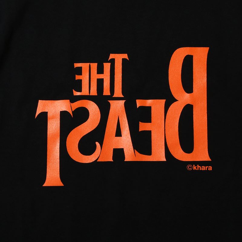 [Evangelion] RADIO EVA THE BEAST T-Shirt BLACK x ORANGE