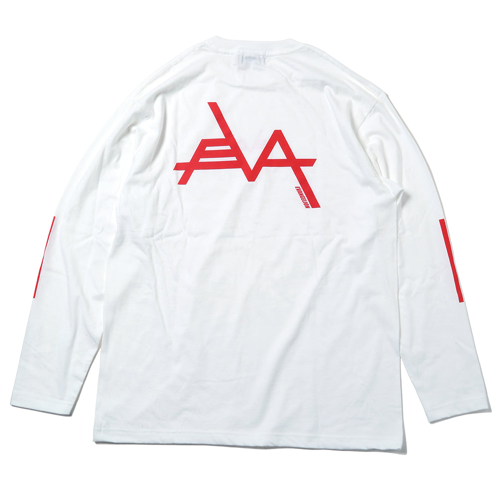 [Evangelion] RADIO EVA EVANGELION Solid Line Logo Cutsew