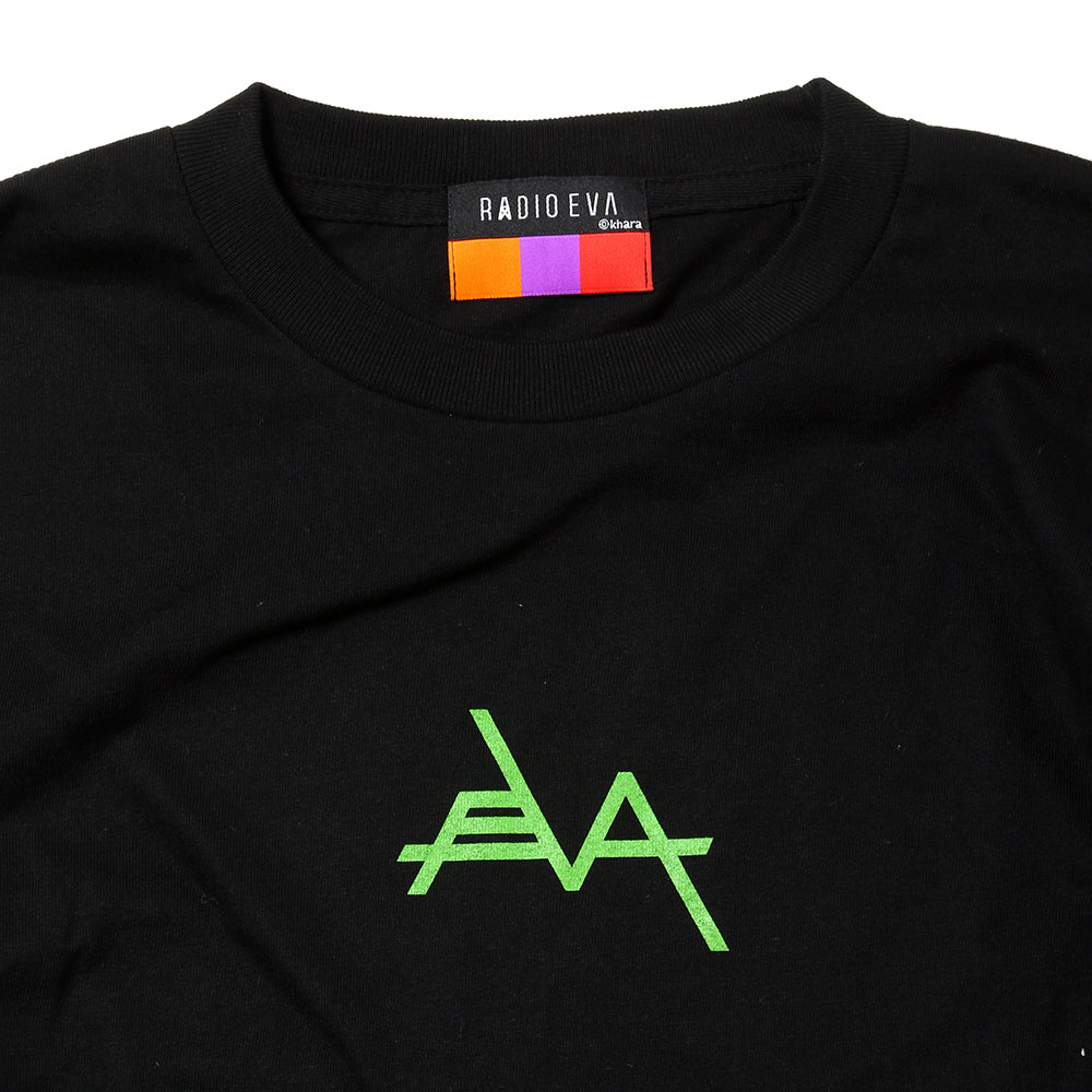 [Evangelion] RADIO EVA EVANGELION Solid Line Logo Cutsew