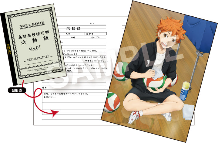 [Haikyu!!] Karasuno High Volleyball Club Activity Log Photo Sheet No. 1 Shoyo Hinata
