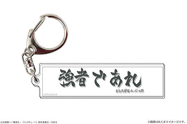 [Haikyu!! TO THE TOP] Cheer Banner Key Chain 05 Shiratorizawa Academy – Character Goods