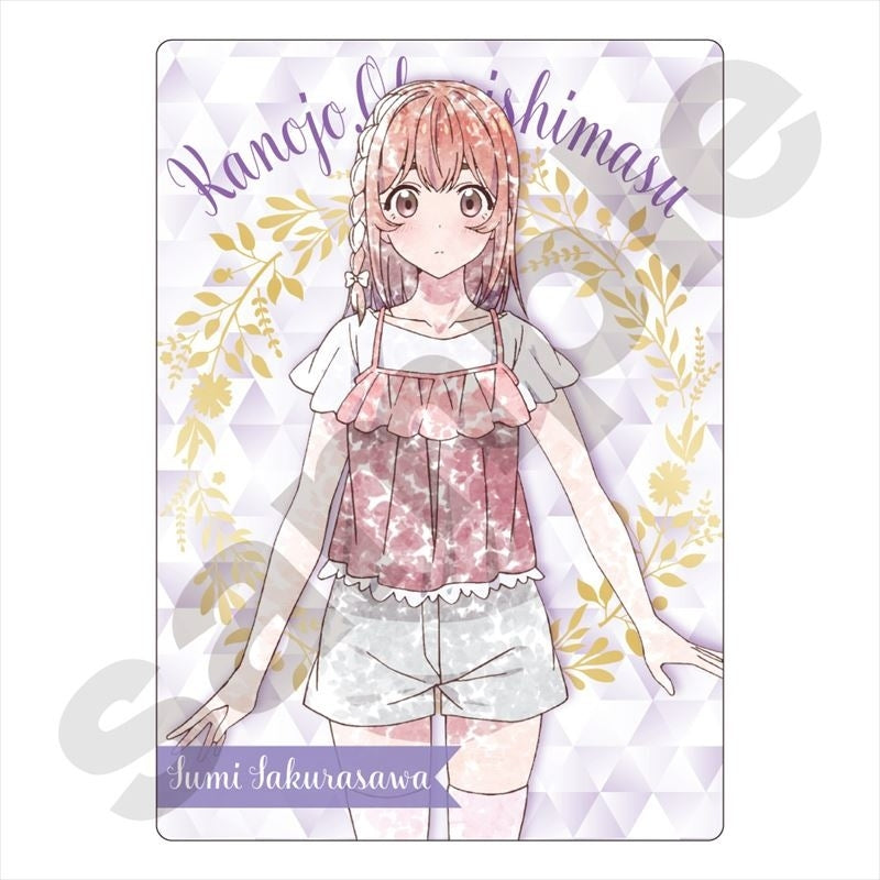 [Rent-A-Girlfriend] Komorebi Art B5 Writing Mat Sumi Sakurasawa