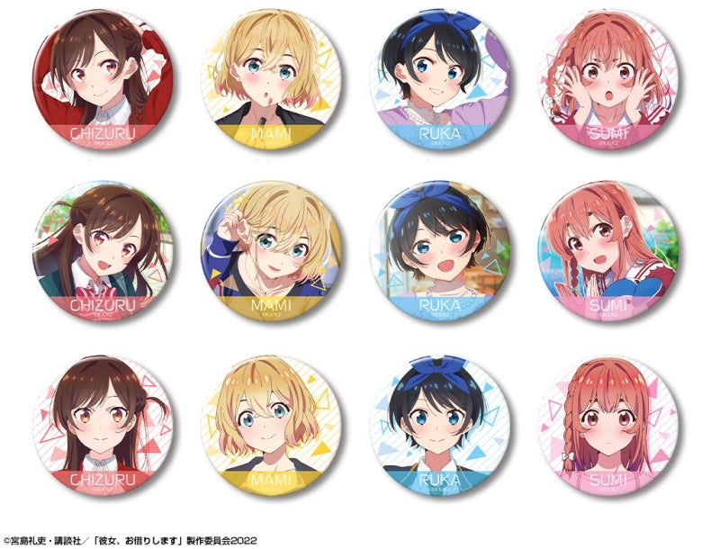 [Rent-A-Girlfriend] Trading Button Badge (Blind Box -Single)