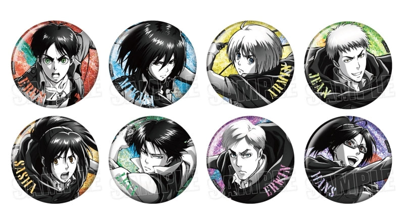 [Attack on Titan] Holo EYE Button Badge (Blind Box -Single)