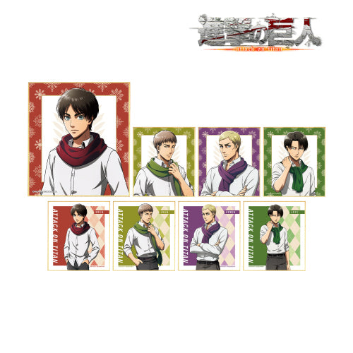 [Attack on Titan] Trading Mini Sign Board Scarf ver. (Blind Box -Single)