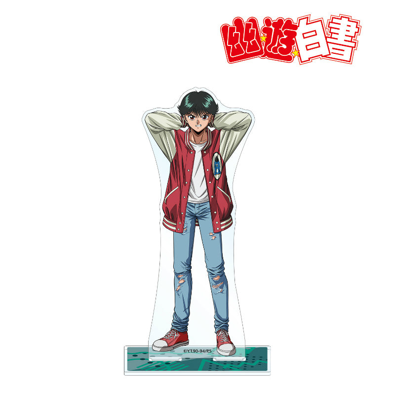 (Goods - Acrylic Stand) [YuYu Hakusho] BIG Acrylic Stand feat. Exclusive Art Yusuke Urameshi 90's Casual ver.