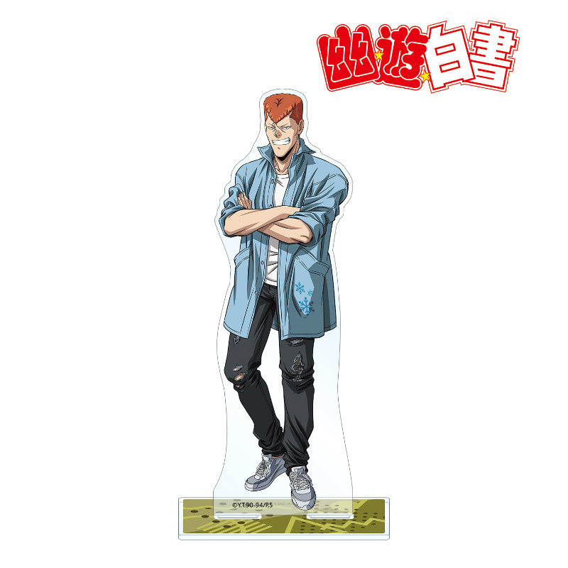 (Goods - Acrylic Stand) [YuYu Hakusho] BIG Acrylic Stand feat. Exclusive Art Kazuma Kuwabara 90's Casual ver.