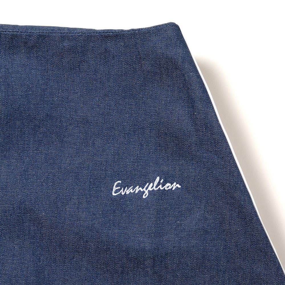[Evangelion] RADIO EVA EVANGELION LINE DENIM LONG SKIRTM INDIGO
