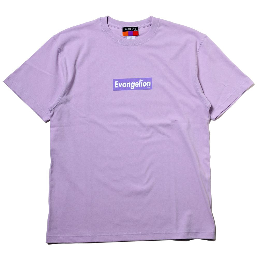 [Evangelion] RADIO EVA EVANGELION BOX LOGO T-Shirt PURPLE