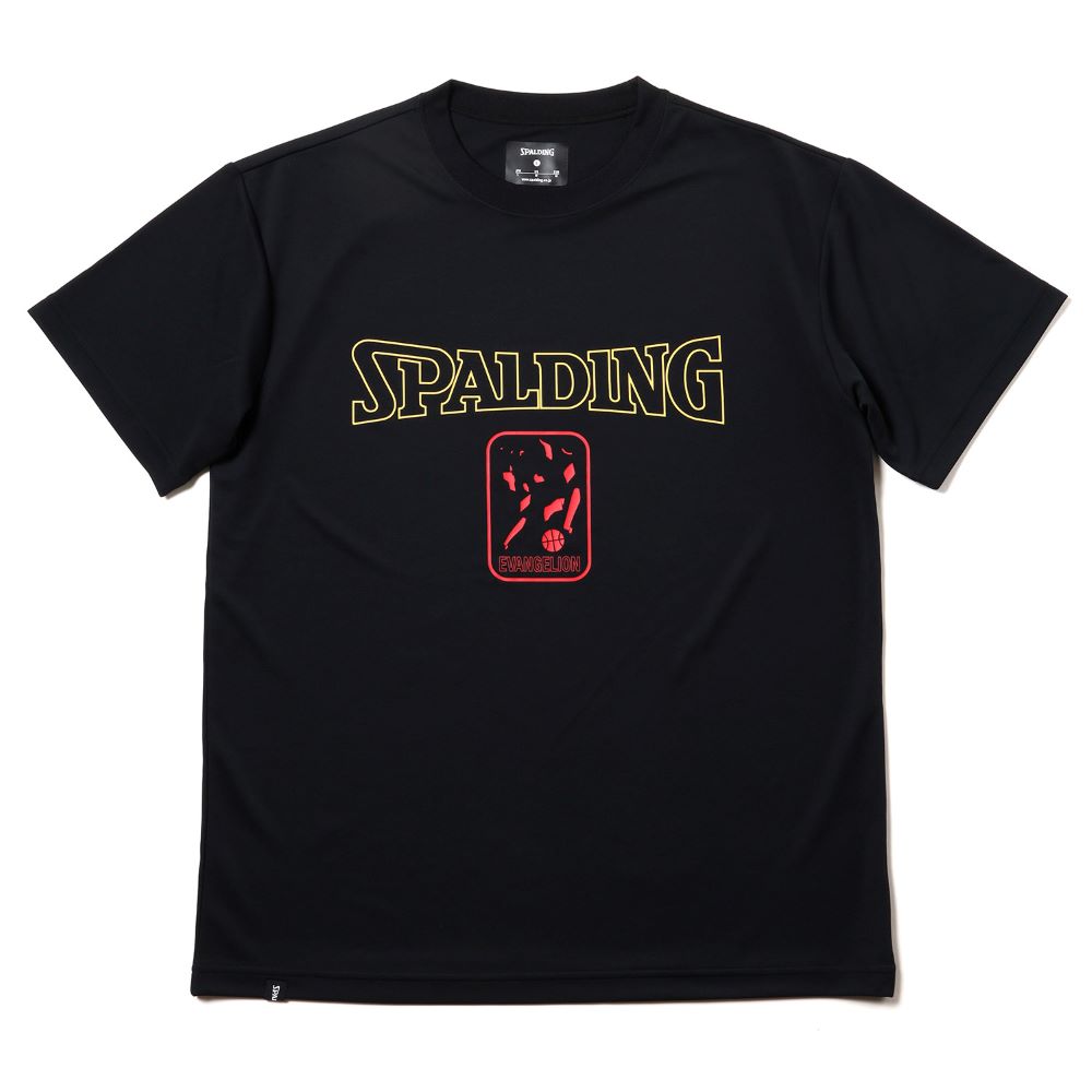 [Evangelion] RADIO EVA SPALDING EVA-01 Dry mesh T-Shirt Black×Red