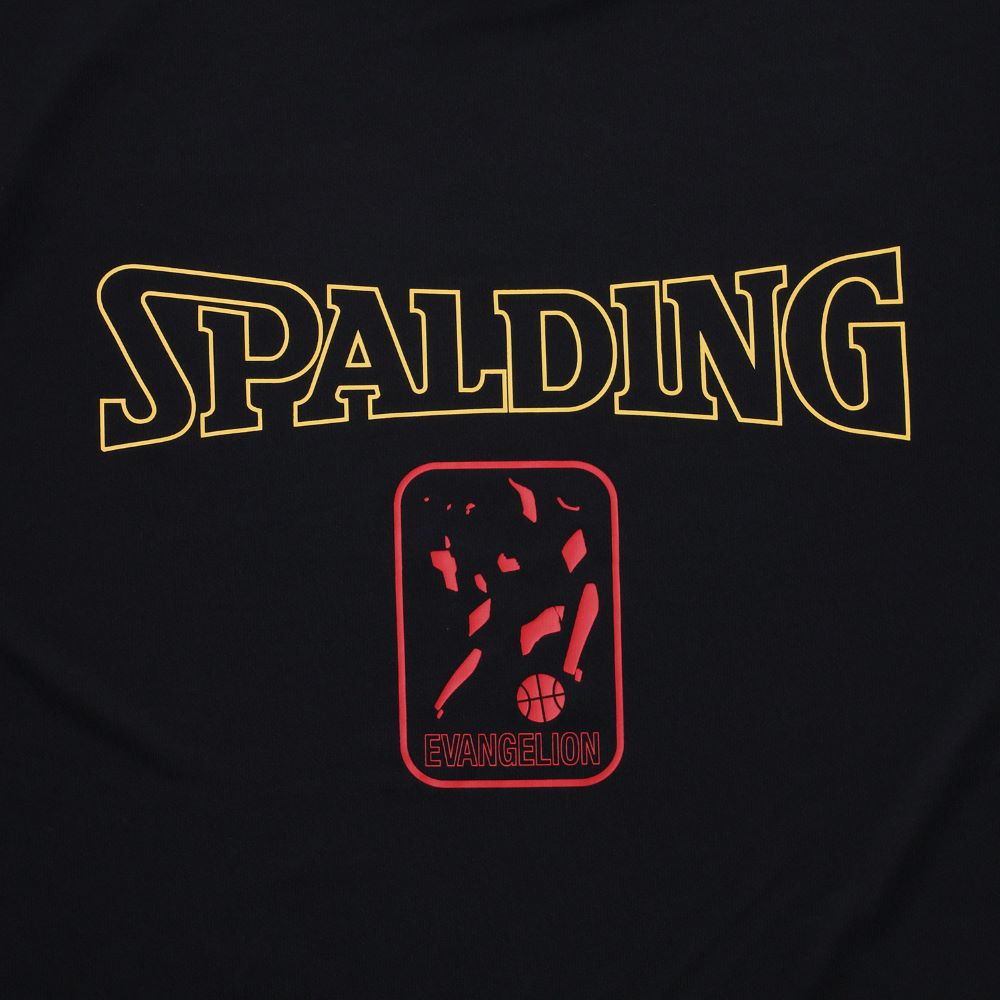[Evangelion] RADIO EVA SPALDING EVA-01 Dry mesh T-Shirt Black×Red