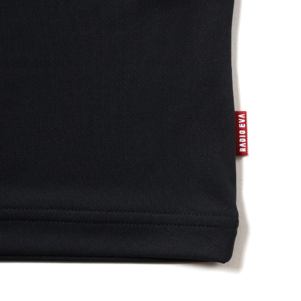 [Evangelion] RADIO EVA SPALDING EVA-01 Dry mesh T-Shirt Black×Red
