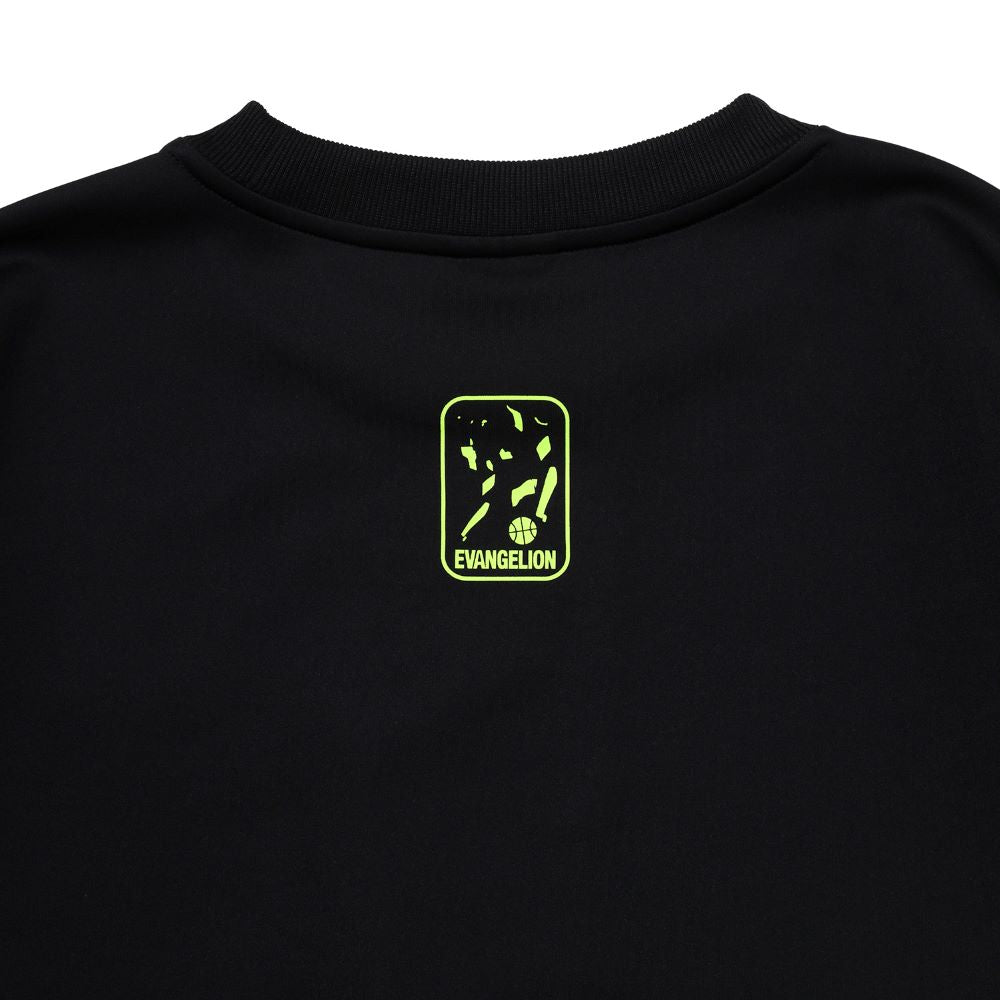 [Evangelion] RADIO EVA NERV Sweat Shirts by SPALDING Black×Green