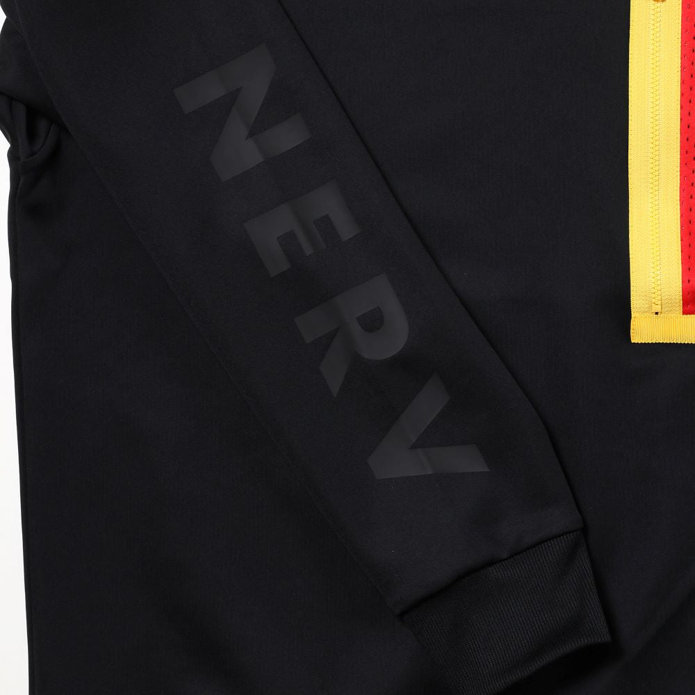 [Evangelion] RADIO EVA NERV Sweat Shirts by SPALDING Black×Red