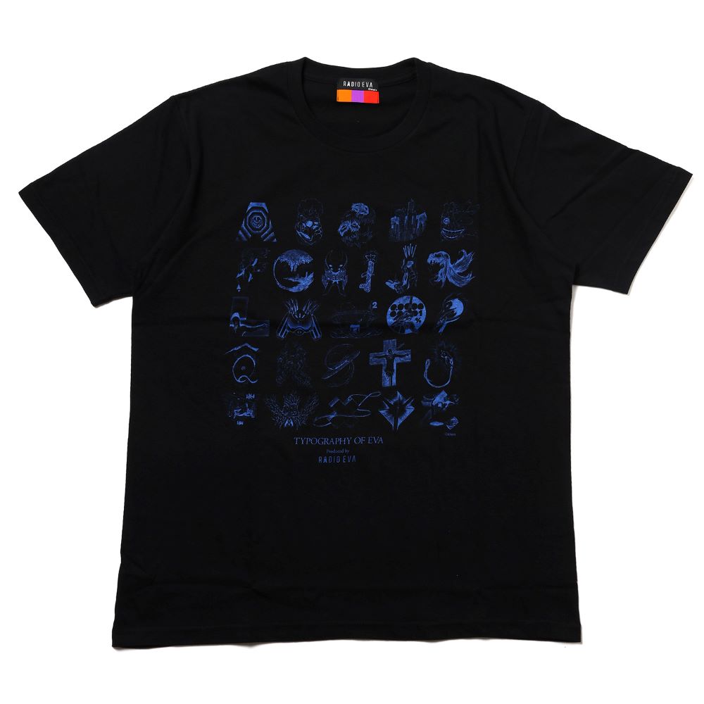 [Evangelion] RADIO EVA TYPOGRAPHY OF EVA index T-Shirt