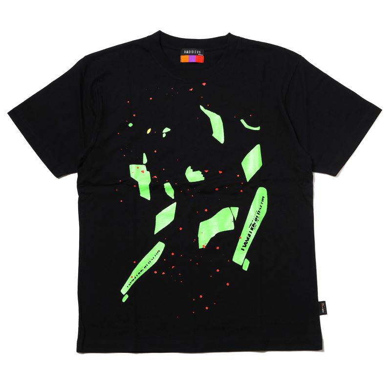 Evangelion] RADIO EVA T Shirt Dark Night Black Unit- 00