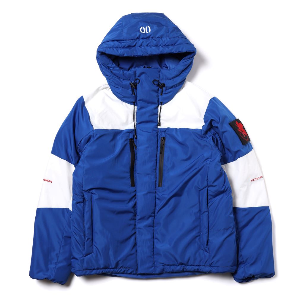 [Evangelion] RADIO EVA Two TONETone Down Jacket BLUE