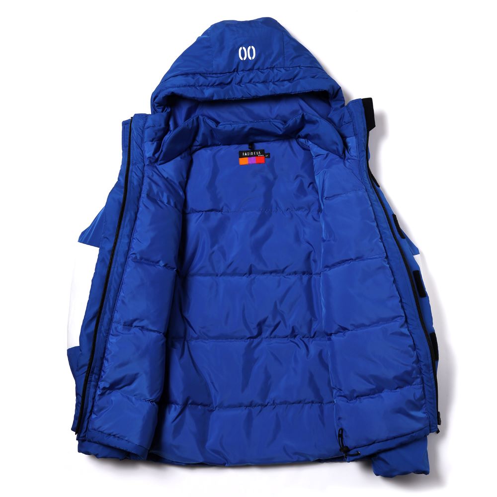 [Evangelion] RADIO EVA Two TONETone Down Jacket BLUE