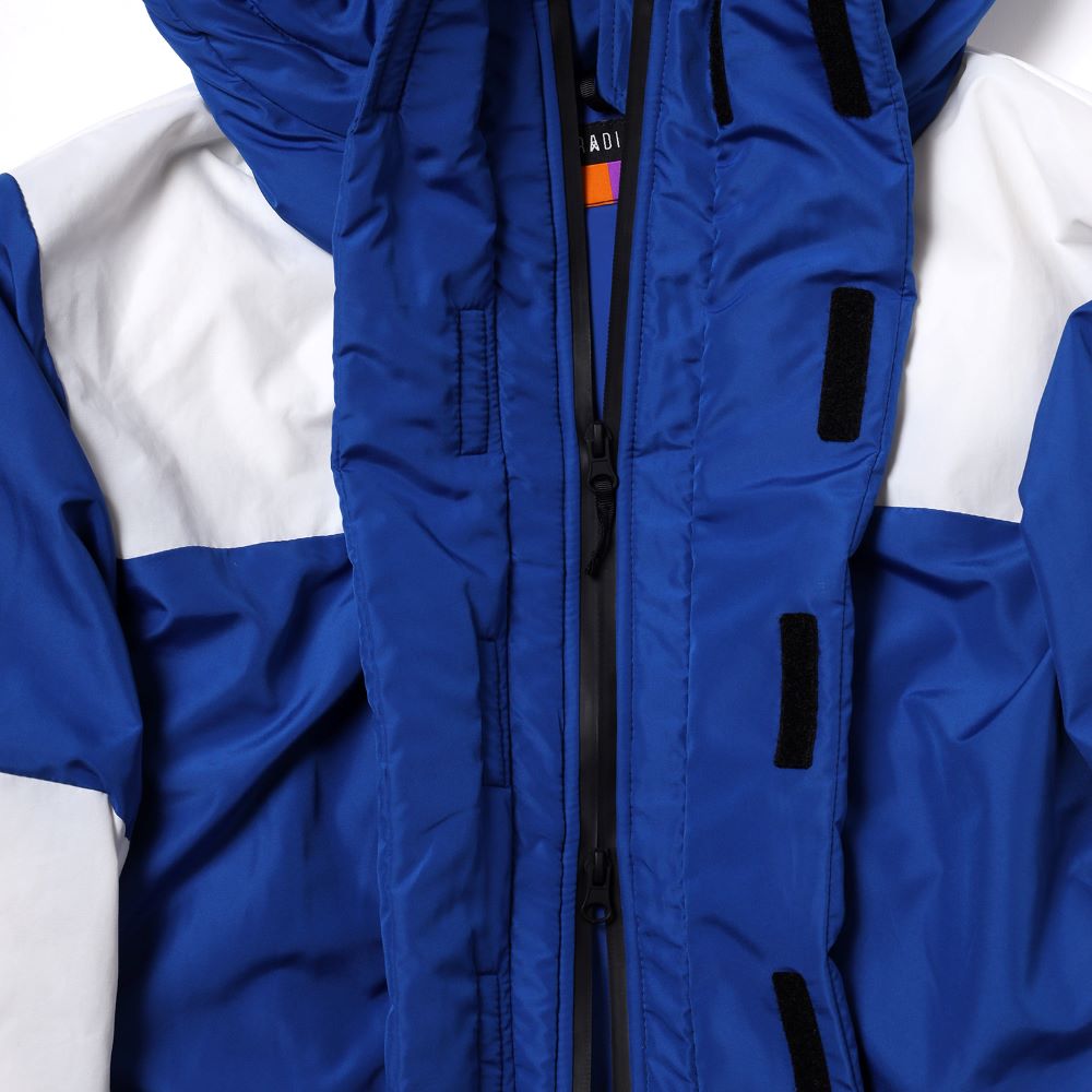 [Evangelion] RADIO EVA Two TONETone Down Jacket BLUE